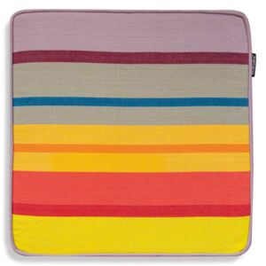 Ozdobna poduszka do siedzenia w barwne pasy, miękkie siedzisko „Ibiza” od kolorowej marki Remember