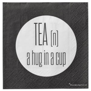 Serwetki "Tea (n) a hug ...", 25 cm x 25 cm, 20 sztuk / opakowanie