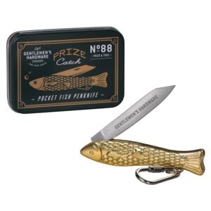 Złoty nożyk w kształcie rybki Gentlemen's Hardware