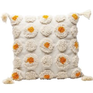 Poduszka dekoracyjna Daisys 45x45 cm biała