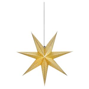 Świąteczna wisząca dekoracja w kolorze złota Markslöjd Glitter, dł. 75 cm