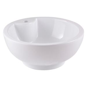 Umywalka nablatowa ceramiczna GoodHome Fenella śr. 40 cm biała