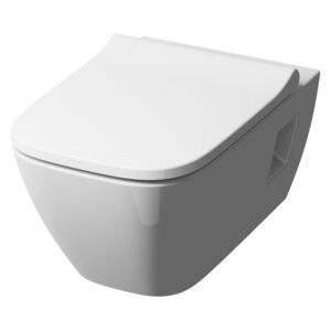 Miska WC wisząca Koło Modo Slim bezkołnierzowa z deską wolnoopadającą z duroplastu