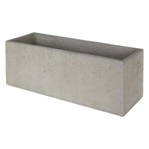 Donica Verve efekt cementu 80 cm szara