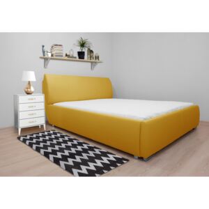 Łóżko tapicerowane LAPAS 140/200 cm w minimalistycznym stylu