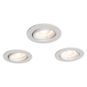 Oczka okrągłe LED Colours Caius GU10 białe 3 szt