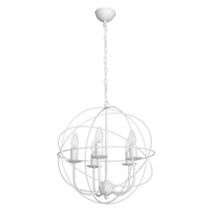 Żyrandol Luminex Globe 5 x 60 W E14 white
