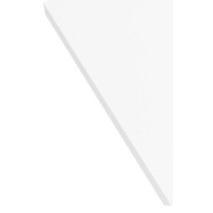 Blat laminowany GoodHome Berberis 3,8 cm biały super mat