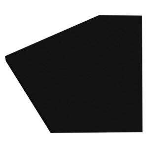 Blat laminowany GoodHome Berberis 3,8 cm super mat czarny