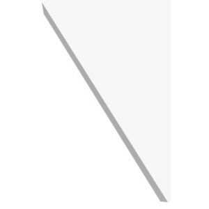 Blat laminowany GoodHome Berberis 3,8 cm biały połysk