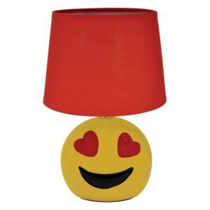 Lampa stołowa Struhm Emo 1 x 40 W E14 czerwona