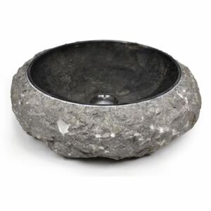 Umywalka kamienna DIVERO - czarny marmur