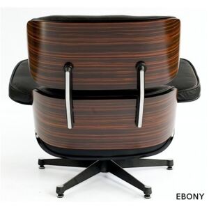 Fotel Tokyo : Kolor - czarna skóra/ebony