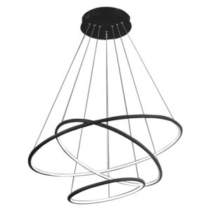 Lampa wisząca ORION okręgi LED BLACK ML509 Milagro - Sprawdź kupon rabatowy w koszyku