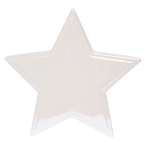 Biała gwiazdka ceramiczna Ewax Estrella, dł. 17,5 cm