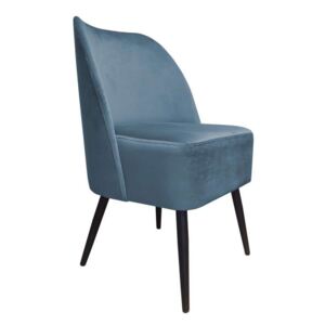 Szaroniebieskie tapicerowane krzesło fotel HERKULES materiał BL-06 - Niebieski || Szary