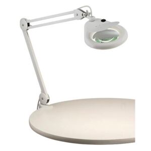Lampa stołowa HALLTORP Biała z powiększającym szkłem 100854 - Markslojd - Sprawdź kupon rabatowy w koszyku
