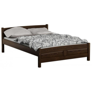 Łóżko drewniane Julia 140x200 ORZECH