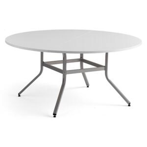 Stół VARIOUS, Ø1600x740 mm, srebrny, biały