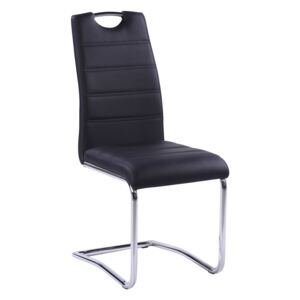 Krzesło tapicerowane am-c916 czarne