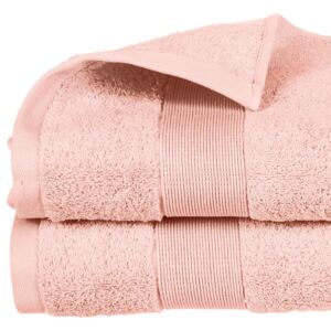 Ręcznik kąpielowy bawełniany, 150 x 100 cm, kolor pastelowy róż