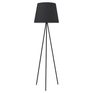 Czarna lampa podłogowa ze stożkowym abażurem - EXX153-Eriva