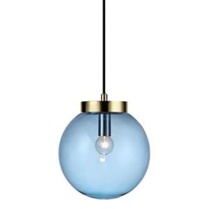 Lampa wisząca BALL Pendant 1L Brass/Blue 106837 - Markslojd - Sprawdź kupon rabatowy w koszyku