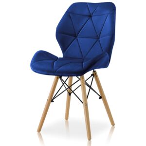 Krzesło tapicerowane w stylu skandynawskim BIG ELIOT