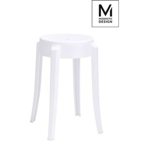MODESTO stołek CALMAR 46 biały - polipropylen C1070.WHITE - King Home - Sprawdź kupon rabatowy w koszyku