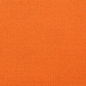 Sofa 2-osobowa tapicerowana tkaniną, pomarańczowa