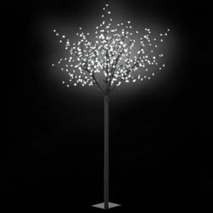 Kwitnące drzewko świąteczne LED, IP44, 250 cm, białe