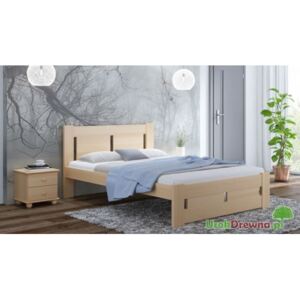 Łóżko do sypialni drewniane bukowe Nela 120x200