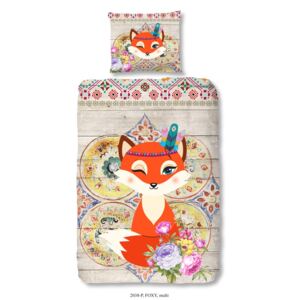 Bawełniana pościel dziecięca Muller Textiels Foxy, 140x200 cm
