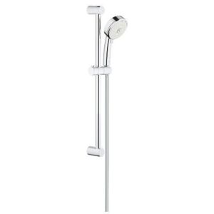 GROHE Tempesta Cosmopolitan 100 zestaw prysznicowy z drążkiem prysznicowym, 3 strumienie długość węża: 1750 mm 1/2" x 1/2", słuchawka 100 mm, drążek p