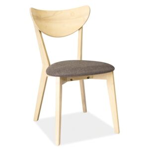 Drewniane krzesło z tapicerowanym siedziskiem CD-37
