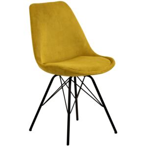 Krzesło Eris 49x86 cm żółte
