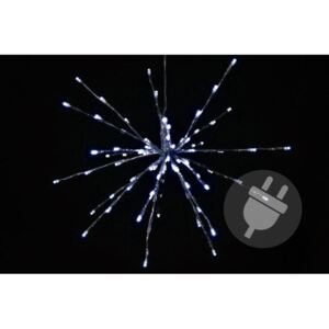 Świąteczne oświetlenie – deszcz meteorytów – zimny biały, 80 LED 40 cm