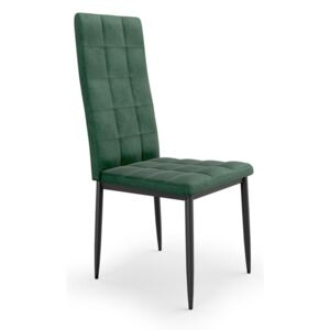 Krzesło K415 VELVET ciemno zielone ☞ Kupuj w Sprawdzonych i wysoko Ocenianych sklepach
