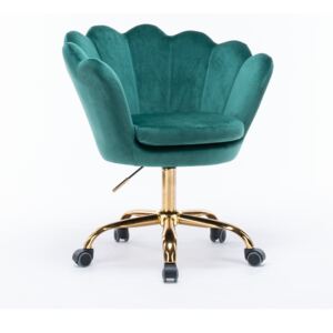 Krzesło obrotowe zielone SC-ZT8255 welur