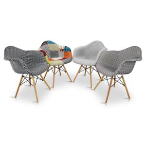 Designerskie krzesło tapicerowane COMODO1 - różne kolory