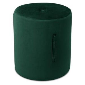 Zielony puf Mazzini Sofas Fiore, ⌀ 40 cm