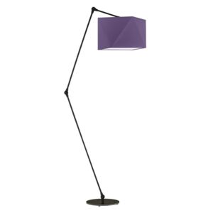 Lampa podłogowa LYSNE Osaka, 60 W, E27, fioletowa/czarna, 177x60 cm