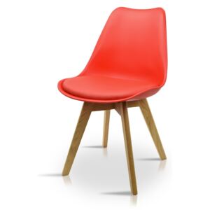 Designerskie krzesło K 1011 - kolor czerwony