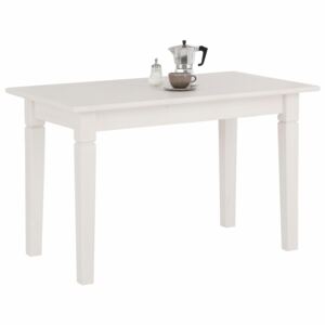 Sosnowy, rustykalny stół 110 cm, w kolorze białym