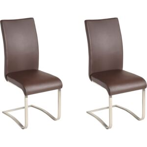 Oryginalne i designerskie krzesła ze skóry, zestaw 4 sztuki