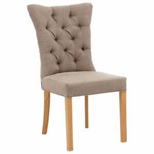 Stylowy fotel z pikowaniem w minimalistycznym stylu