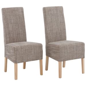 Gustowne, tapicerowane krzesła - 2 sztuki