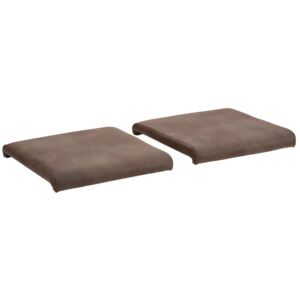 Miękkie poduszki na ławkę bądź krzesła - 2 sztuki, czarne