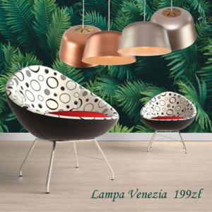 MCODO :: Designerska lampa wisząca VENEZIA w kolorze miedzianym