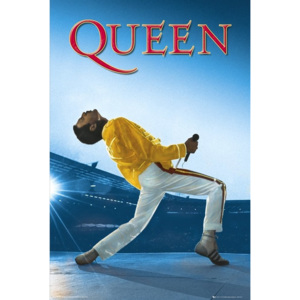 Plakat, Obraz Queen - Live At Wembley, (61 x 91,5 cm)